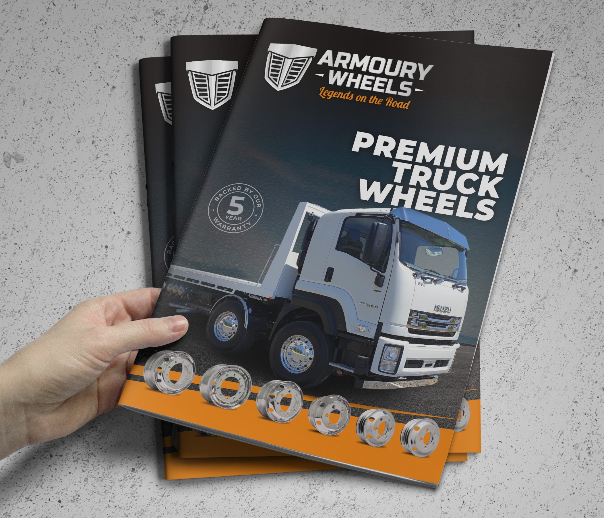 Isuzu truck wheels brochure
